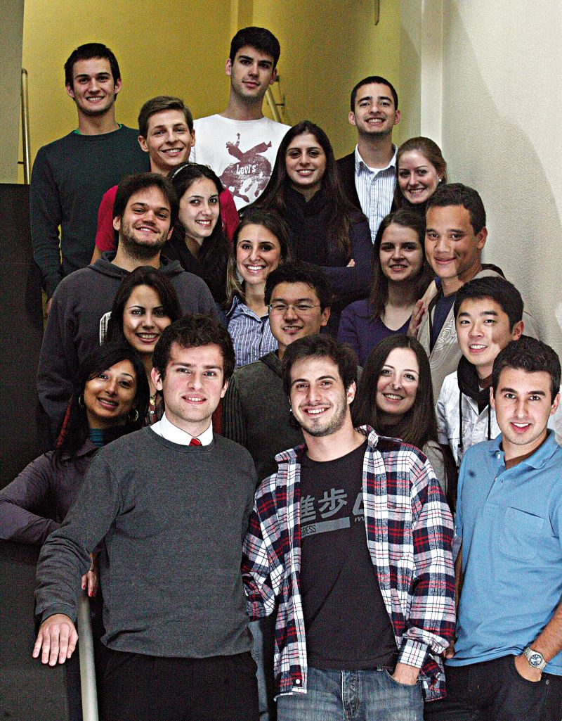 Pessoal do CA de Medicina da Fepar: foco na pesquisa acadêmica | Felipe Rosa / Gazeta do Povo