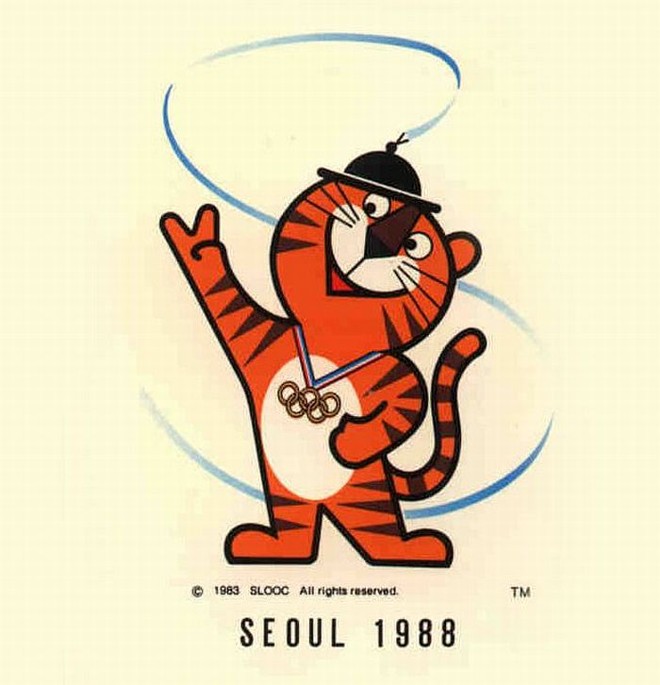 Uma das principais representações da lendas coreanas, um tigre foi escolhido para ser o mascote de Seul 1988. A organização recebeu cerca de dois milhões de sugestõe de nomes e o escolhido foi Hodori, que em coreano significa 