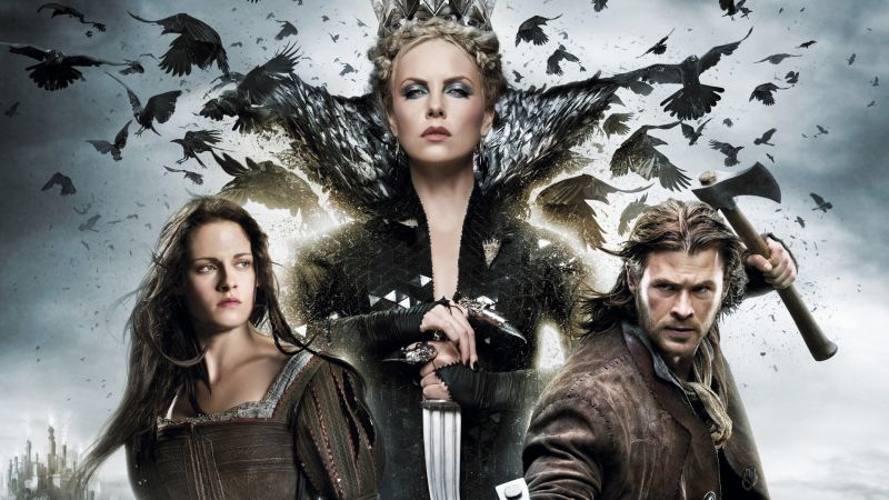 Em Branca de Neve e o Caçador, protagonista precisa enfrentar a Rainha Má, que rouba as cenas | Divulgação