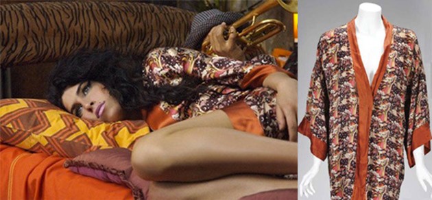 Entre os objetos leiloados estava o vestido usado por Amy em "Rehab" |