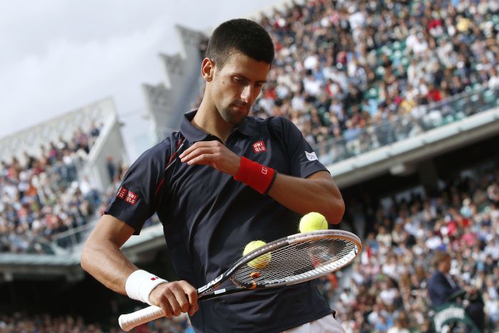Um dos favoritos ao título, Djokovic sofreu para virar a partida deste domingo (3) | Thomas Coex/AFP