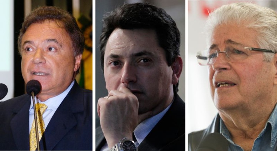Alvaro Dias, Sérgio Souza e Roberto Requião | Márcia Kalume/Ag. Senado, Wenderson Araújo/ Gazeta do Povo e Marcelo Andrade/ Gazeta do Povo