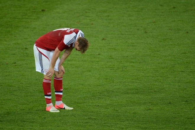 Bendtner lamenta a desclassificação dinamarquesa diante da Alemanha | 