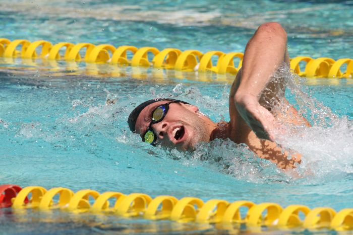 Thiago Pereira ficou com a primeira colocação na prora dos 200 m medley em Roma, a última disputas antes das Olimpíadas | Gil Leonardi / ZDL