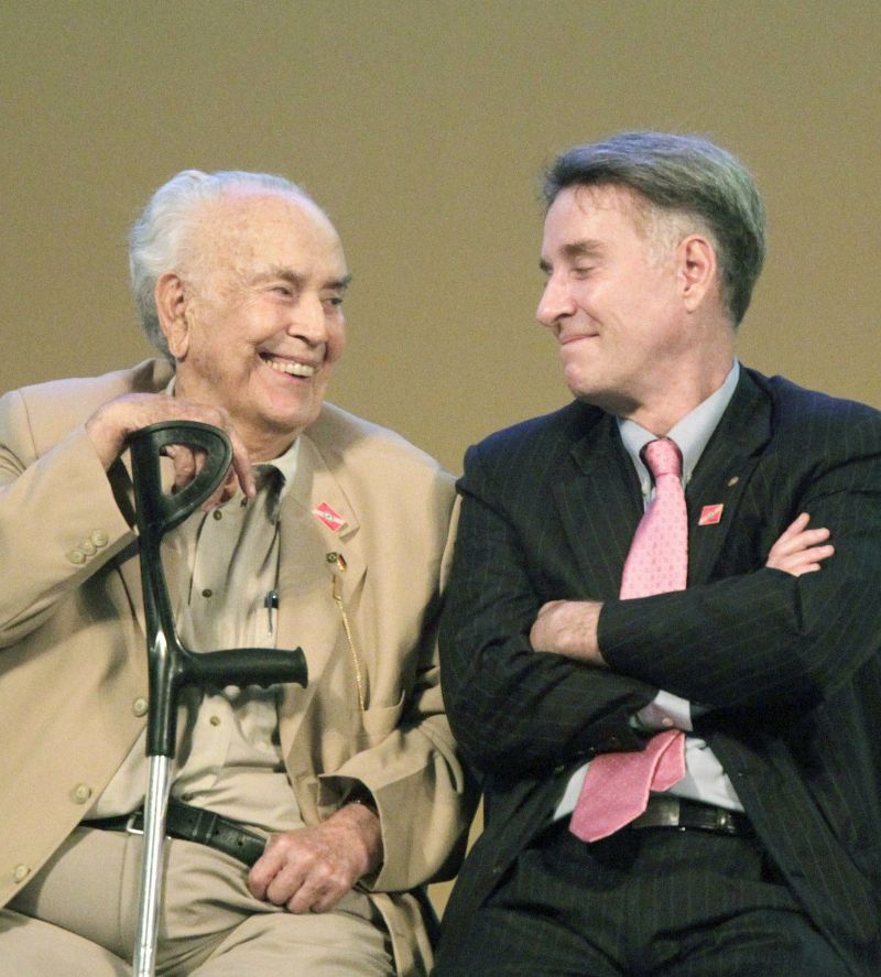 Eike com o pai, Eliezer Batista | Ricardo Moraes/Reuters