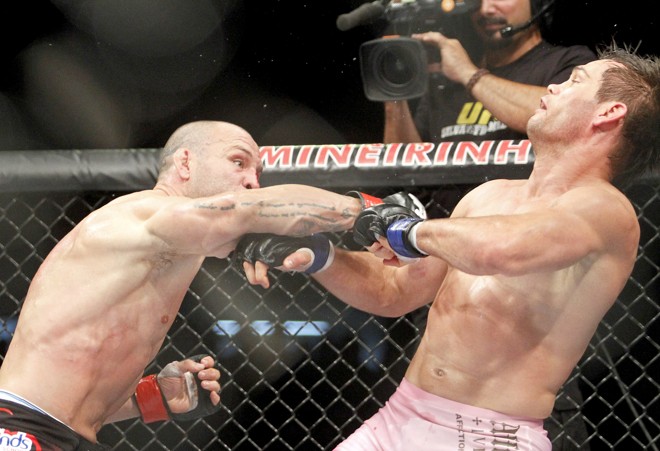 Wanderlei Silva ficou perdeu de nocautear Franklin, mas novamente foi derrotado | 