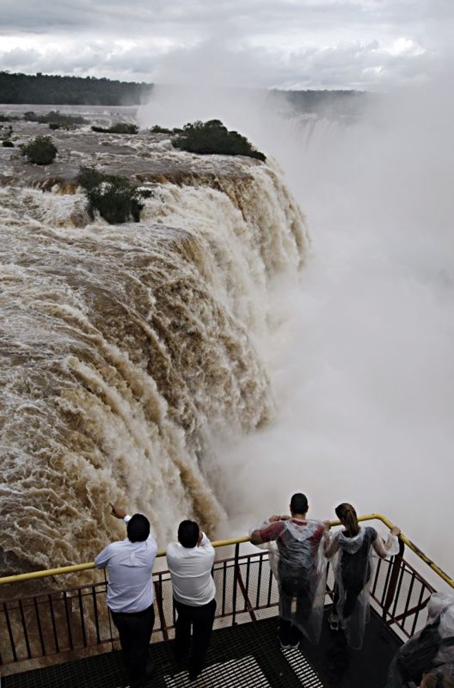 Vista do mirante do Parque Nacional do Iguaçu |