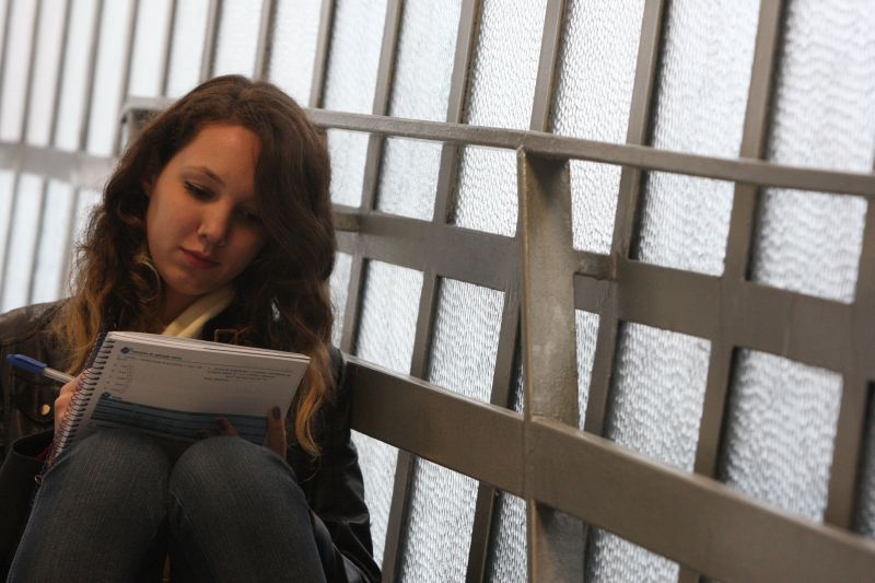 Ingrid Nedopepalski planeja estudar Matemática, Física e Biologia nas férias de julho | Jonathan Campos/ Gazeta do Povo