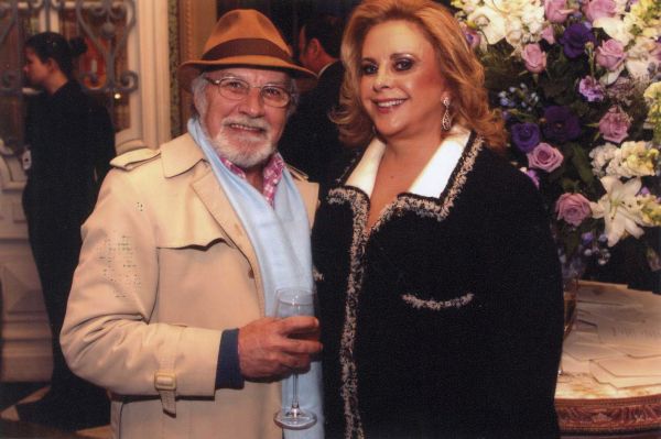 O ator Emílio Pitta e Neusa de Mattos Leão | Tiomkim e equipe