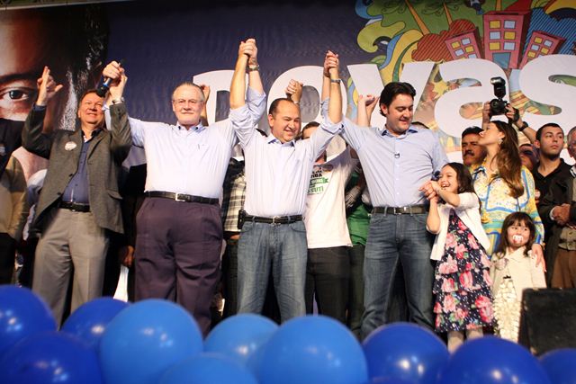 Oficialização da candidatura de Ratinho aconteceu neste sábdo (30) | Antonio More / Gazeta do Povo