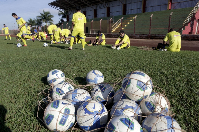 Treino do Cianorte: prejuízo também com a falta de ritmo de jogo | Ivan Amorim/ Gazeta do Povo