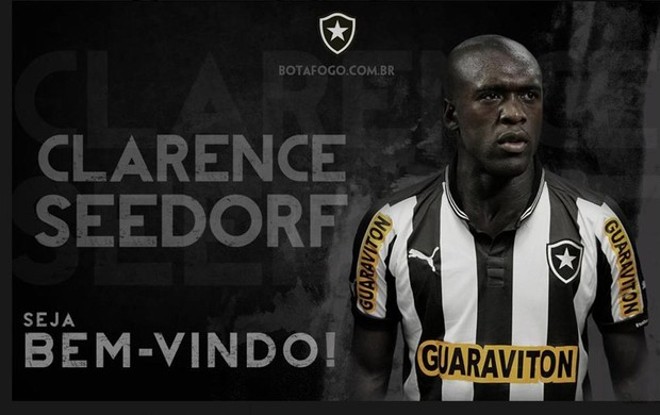 Seedorf anunciou pelo Twitter que acertou com o Botafogo |