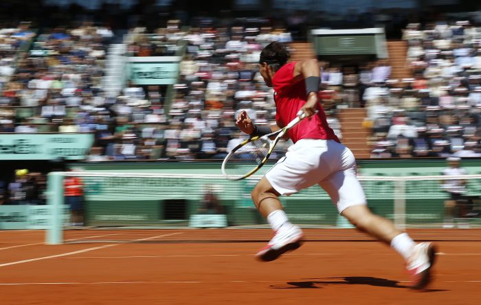 Rafael Nadal atropelou David Ferrer nesta sexta-feira e segue em busca do heptacampeonato em Roland Garros | Thomas Coex/AFP