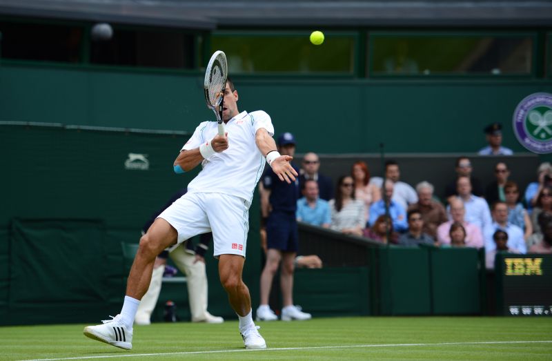 Djokovic venceu Ferrero na estreia em Wimbledon | AFP