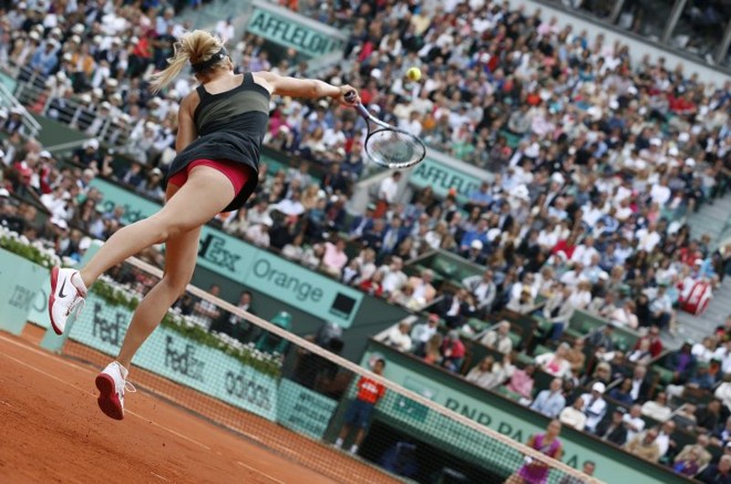 Sharapova acertou 6 aces na decisão... |