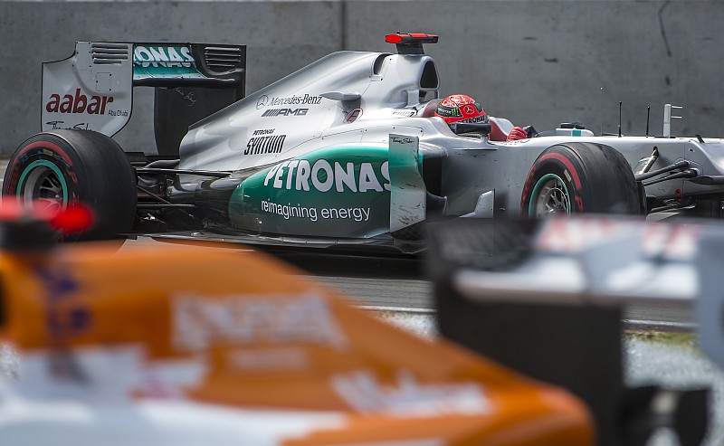 Michael Schumacher tem cinco abandonos nesta temporada | Rogério Barbosa / AFP