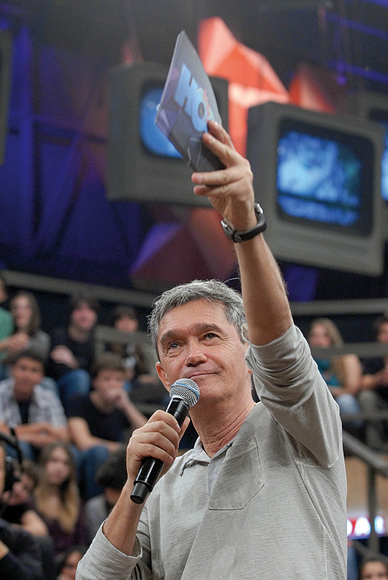 Groisman: apresentador apela para o improviso | Zé Paulo Cardeal/TV Globo