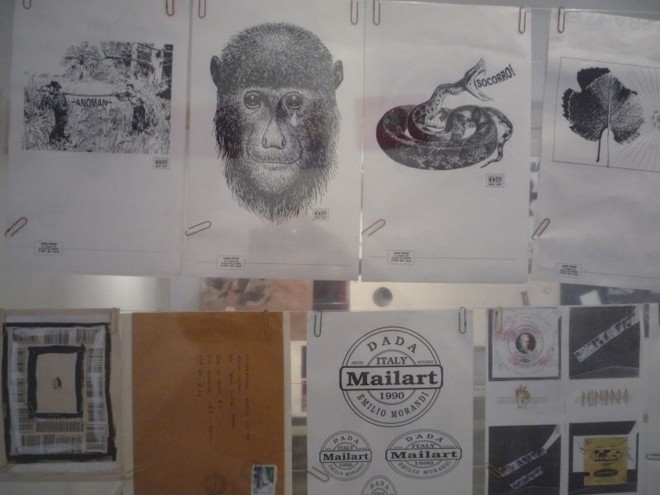 Painel Eco 92: Detalhe do painel que trará arte postal expostas na Estação de Metrô Estácio, no Rio de Janeiro, durante a conferência de 1992 | 