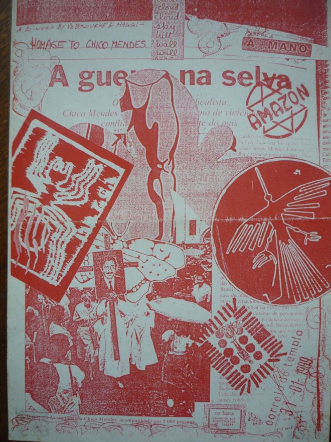 Maggy: Ruggero Maggy homenageou o ativista ambiental Chico Mendes na Eco 92 | 