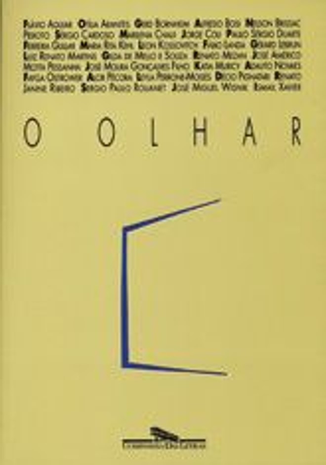 O Olhar (Companhia das Letras) Adauto Novaes- Esgotado com o fornecedor na maiora das livrarias, o preço do livro, organizado pelo Núcleo de Estudos e Pesquisas da Fundação Nacional de Arte (Funarte), atinge R$ 200, mesmo usado. Na Estante Virtual, um exemplar em pior estado de conservação custa R$ 30 |