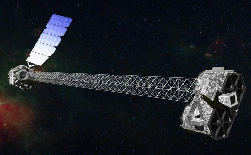 A meta científica é uma observação profunda do espaço na busca por buracos negros maiores que o Sol e um entendimento melhor da forma como as partículas aceleram nas galáxias ativas | AFP PHOTO / NASA