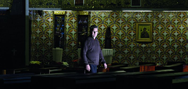 Padre Primo Hipólito, da Igreja do Perpétuo Socorro: alarmes e guardas não inibem furtos | Felipe Rosa/ Gazeta do Povo