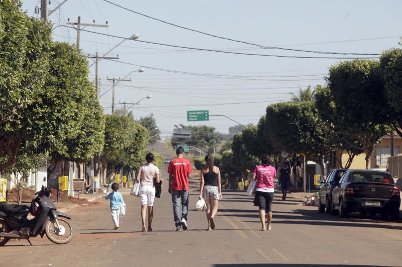 Vista da cidade de Jardim Olinda: eleitores se mudam, mas não transferem o título. Isso explica número elevado de eleitores | Walter Fernandes/Gazeta do Povo