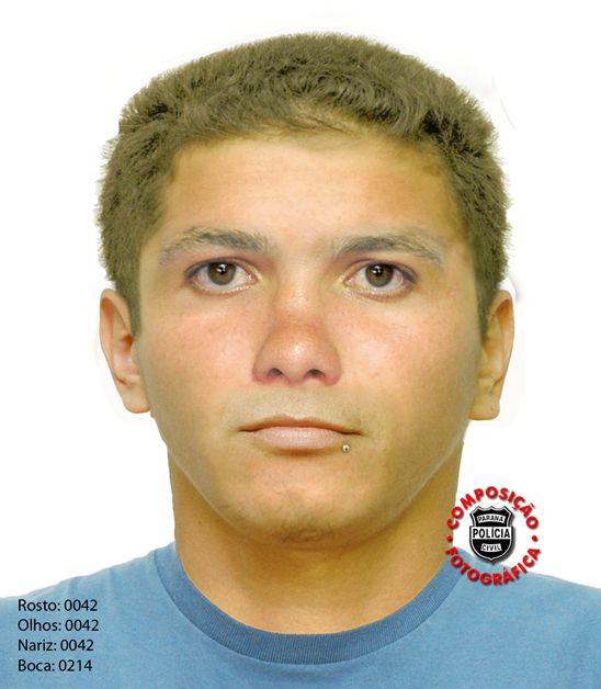 Quem tiver informações sobre o suspeito pode comunicar à Delegacia de Furtos e Roubos, pelo telefone (41) 3218-6100. | Polícia Civil