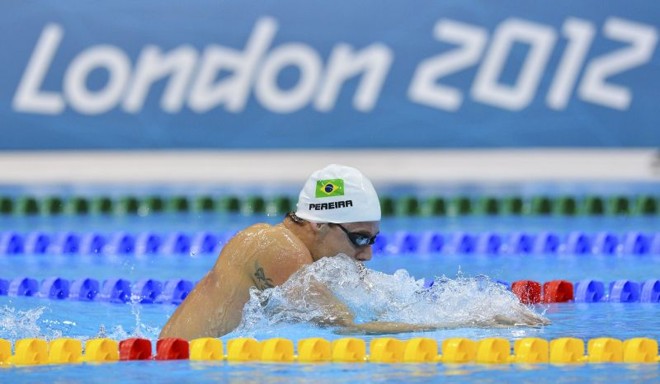 Thiago Pereira fez o quarto melhor tempo das eliminatórias dos 400m medley |