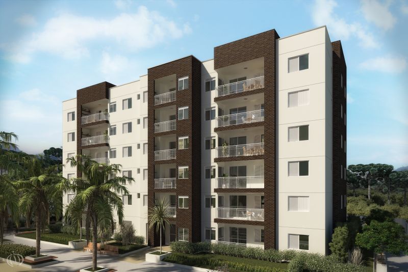 O Bossa Nova está na zona norte de Curitiba e tem opções de dois e três quartos | Divulgação