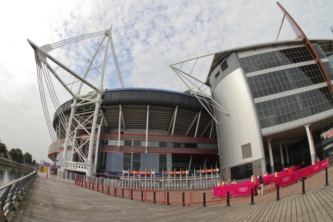 Vista do lado de fora do Millenium Stadium | 