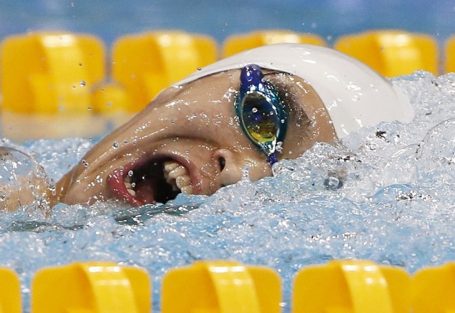 Sun Yang, da China, venceu os 400 metros livre |