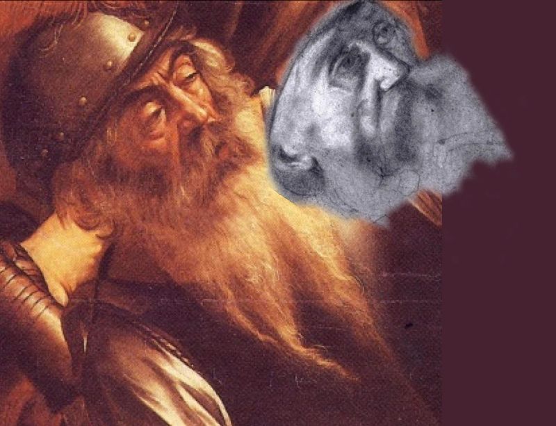 Um dos desenhos do mestre Caravaggio que foram encontrados recentemente | EFE