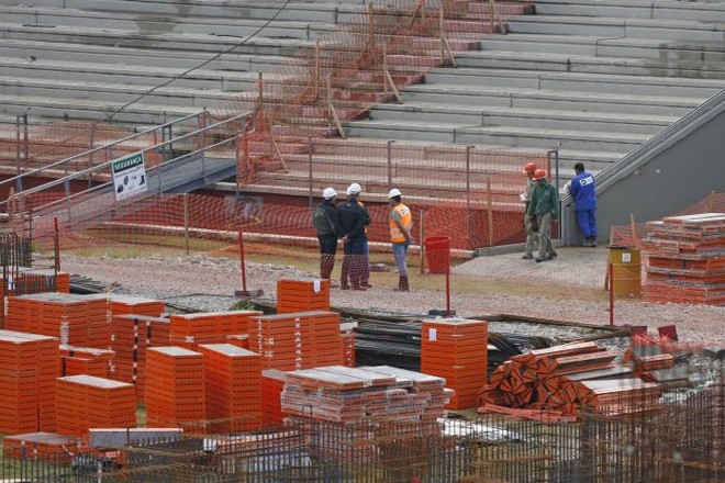 Obras na Arena da Baixada para a Copa do Mundo de 2014 | 