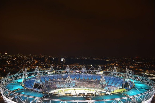 Visão aérea do Estádio Olímpico de Londres | 