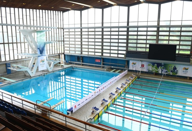 Esportes aquáticos têm várias piscinas à disposição | 