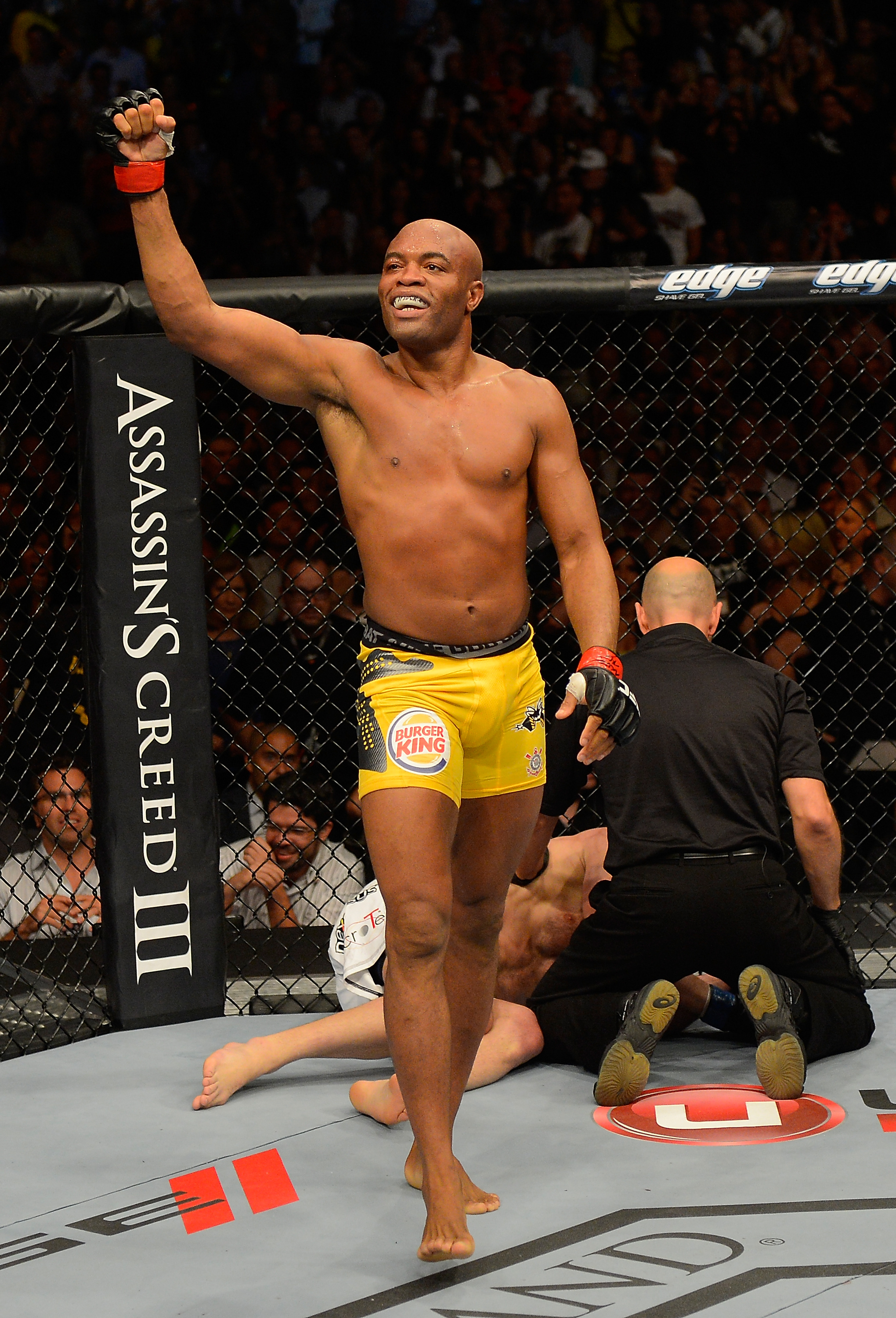 Spider vibra com a vitória sobre o desafeto | Divulgação/ UFC