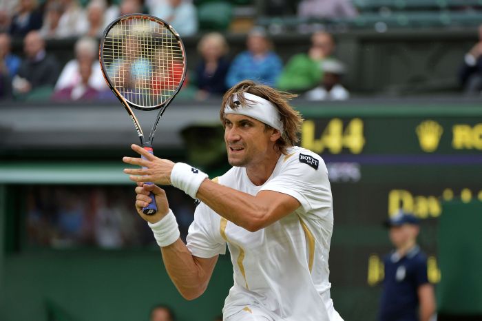 Espanhol David Ferrer está pela primeira vez nas quartas de final de Wimbledon | Miguel Medina/AFP