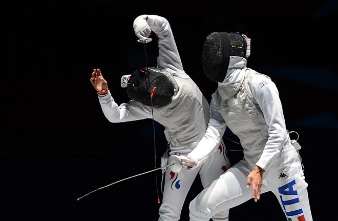 A esgrima teve suas primeiras medalhas neste sábado |