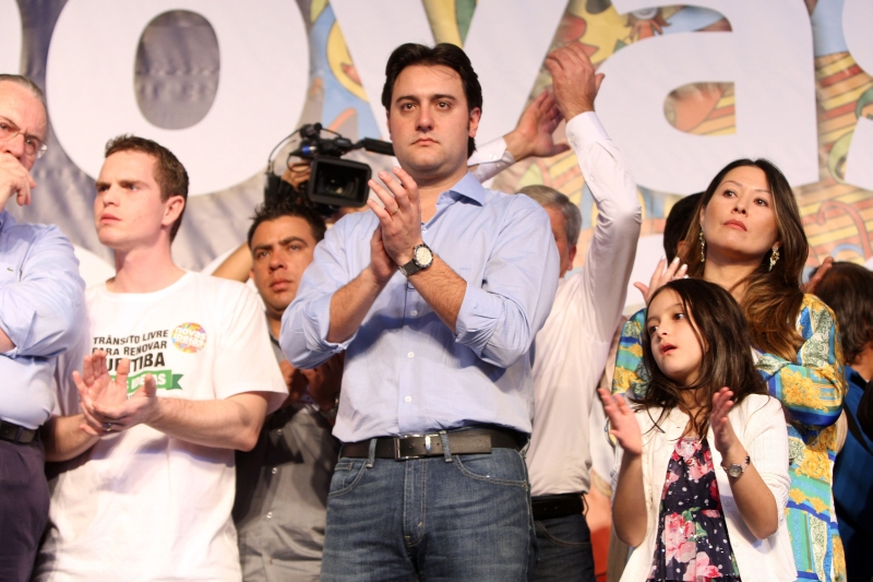 Ratinho Jr.: alfinetadas e promessas de inovação | Antônio More/ Gazeta do Povo