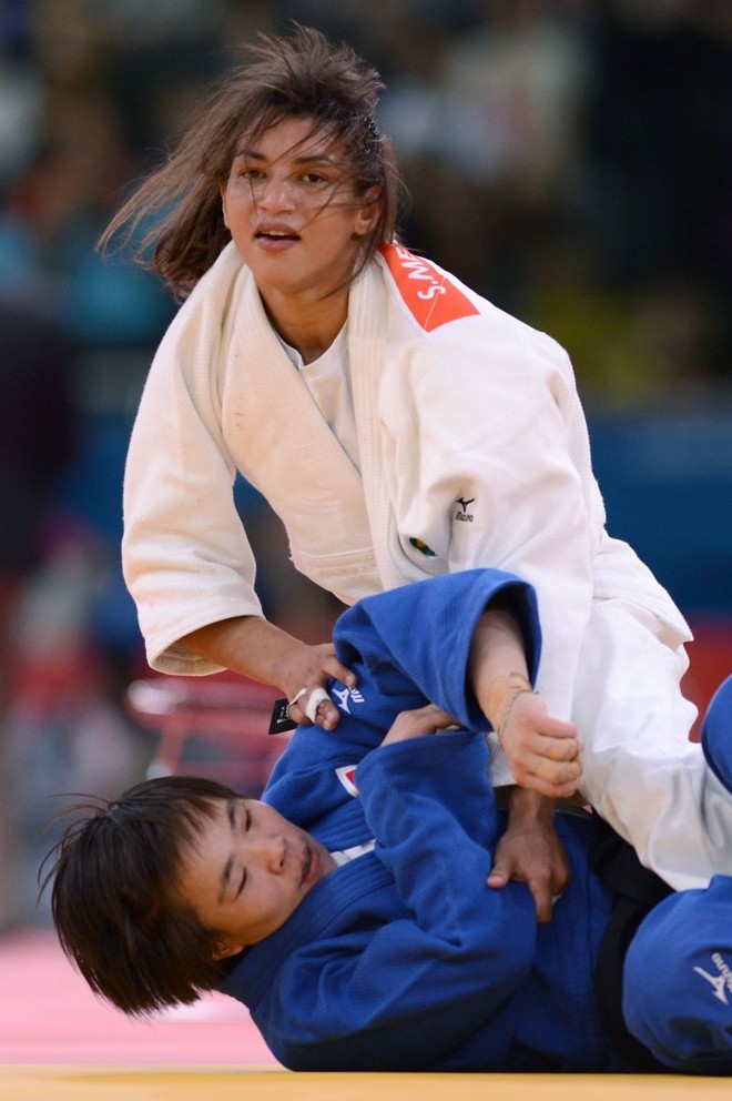 A acirrada luta das quartas de final contra a chinesa Shugen Wu foi decidida por um yuko | 