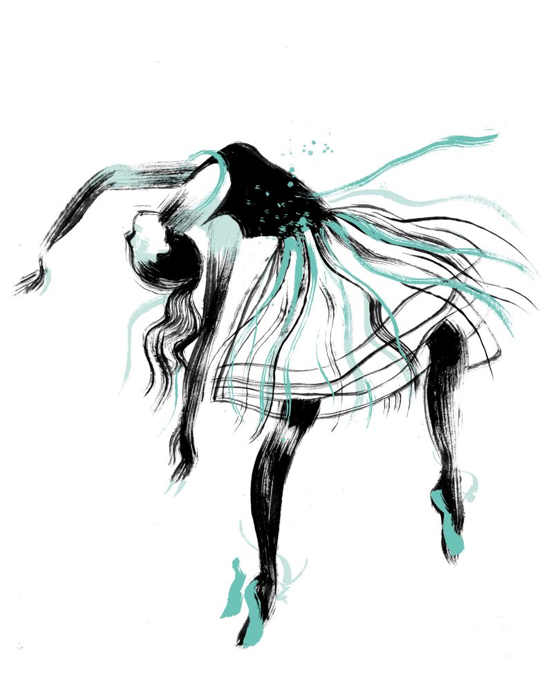 Nos diversos gêneros contemporâneos, a assimetria é bem vista e a postura tende ao paralelo. O que é feio no clássico pode ser utilizado | Ilustração: Felipe de Lima Mayerle