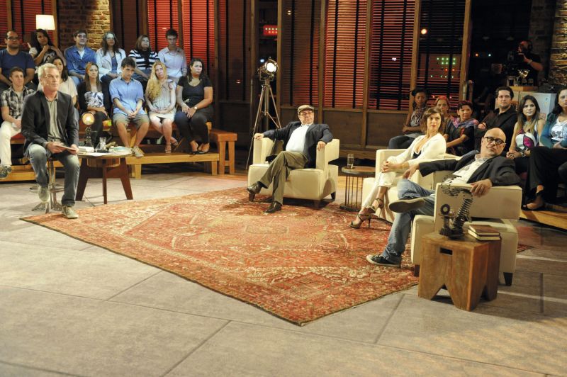 Bial conversou com Antônio Carlos Queiroz, Maria Paula e Luiz Felipe Pondé sobre correção política | Renato Rocha Miranda/TV Globo