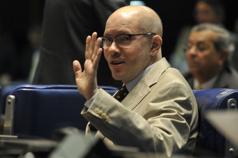 Senador Demóstenes Torres durante sessão plenária | Valter Campanato/ABr