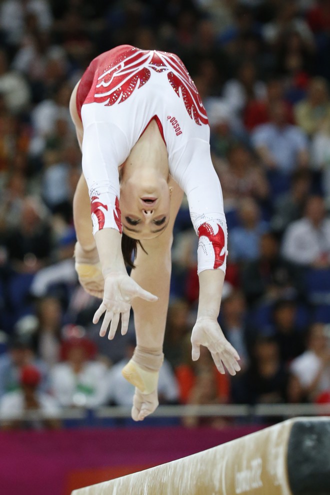 Atleta russa fez boa apresentaçao nesta terça-feira (31) |
