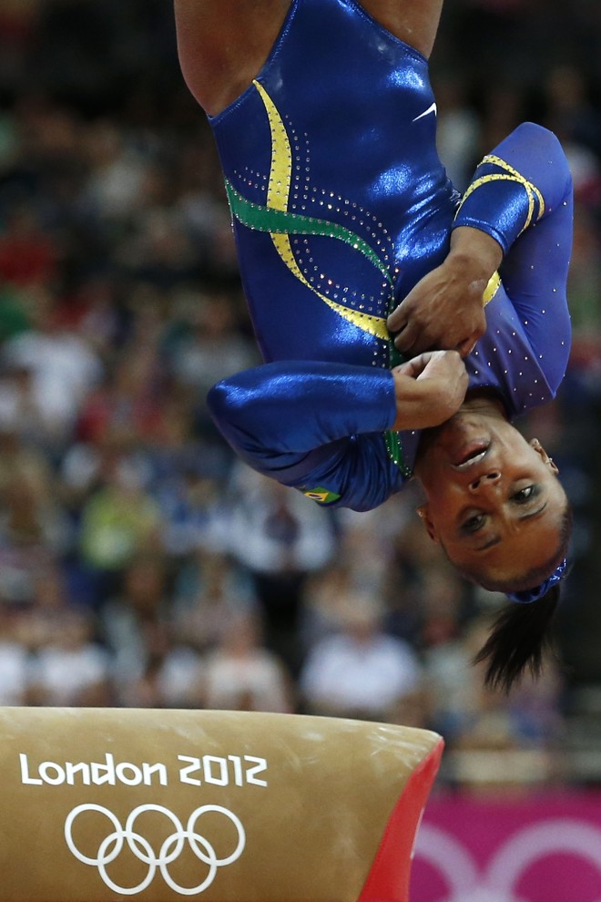 Daiane dos Santos na disputa do salto | 