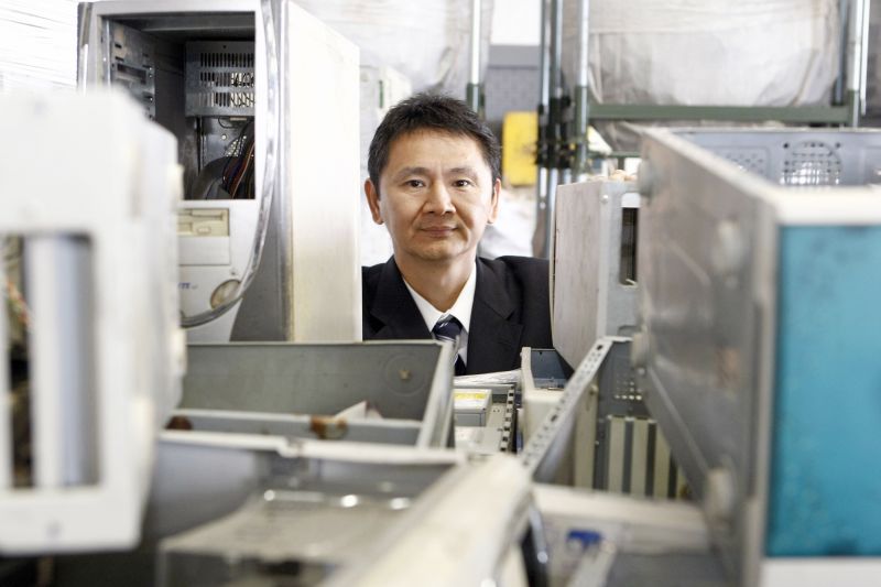 Roberto Ito, diretor-presidente da Hamaya: elevada produção de lixo eletrônico atraiu a empresa japonesa para o Brasil | Antônio More / Gazeta do Povo