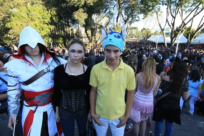 Fãs de mangás e jogos japoneses foram ao Imin Matsuri |