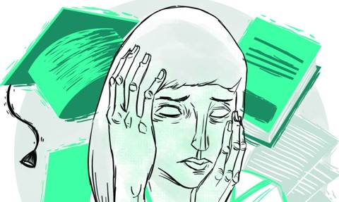 Depressão tem alta taxa entre os estudantes | Marcos Mello / Ilustração