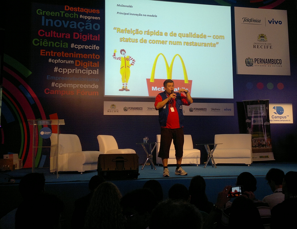 Startups não são só tecnológicas e do século 21. McDonalds já fez isso em 1945, explica Pimenta | Luís Celso Jr./ Gazeta do Povo